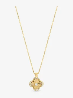 Jon Richard 18K Plated Clover Pendant - Geschenkset