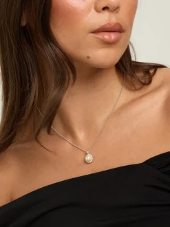 Jon Richard Plated and Cubic Zirconia Pearl Halo Box Set Gift Box