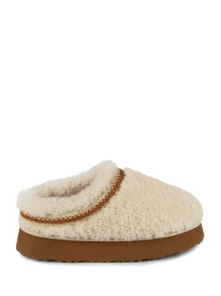 Just Sheepskin Dames Miley wintermuiltjes met plateauzool