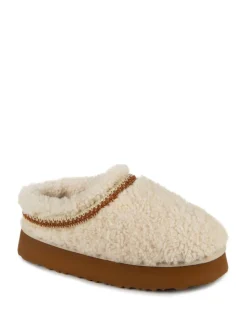 Just Sheepskin Dames Miley wintermuiltjes met plateauzool