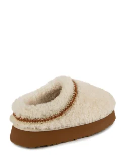 Just Sheepskin Dames Miley wintermuiltjes met plateauzool