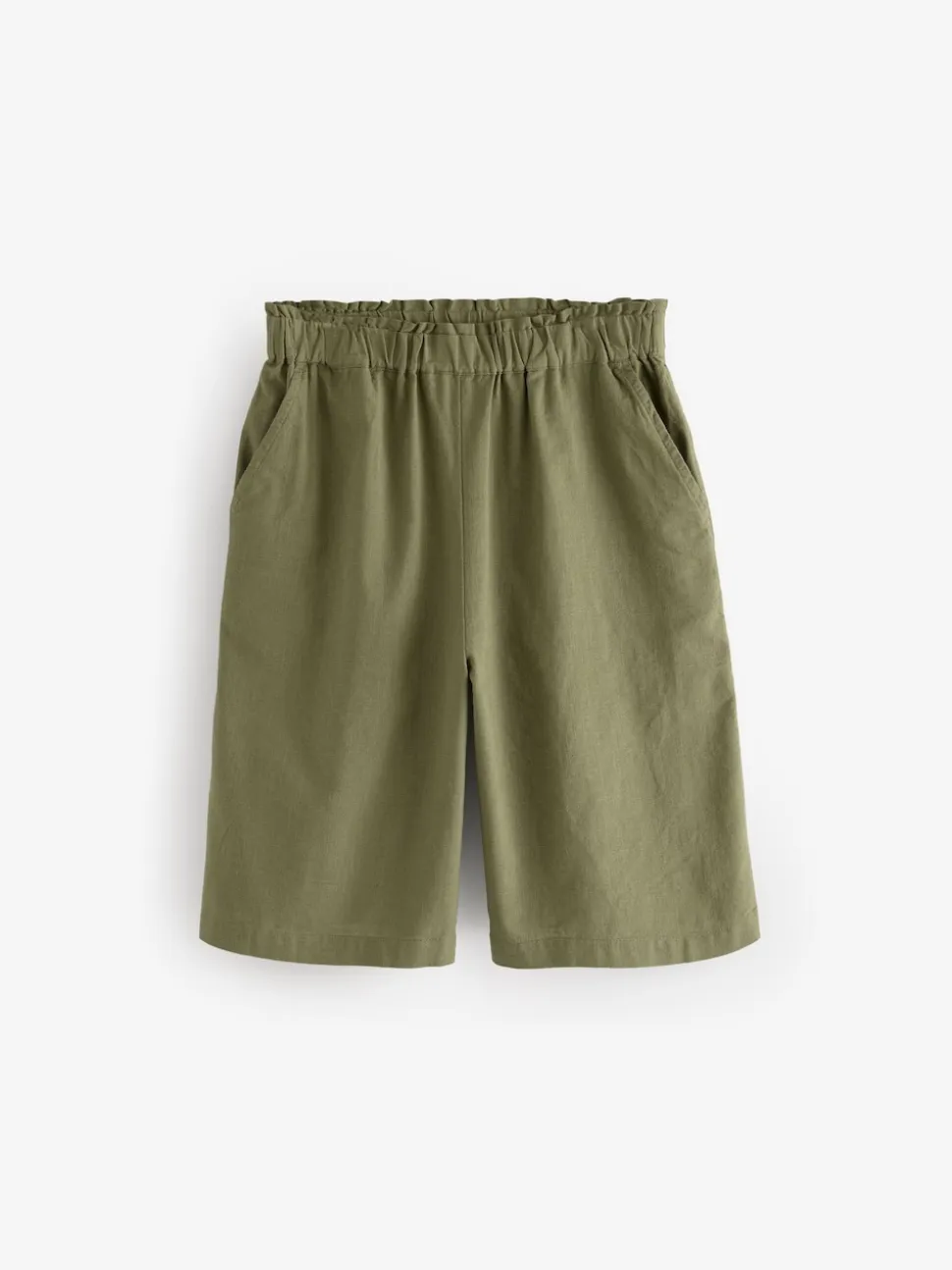 Kakigroen - 100% katoenen Bermuda-shorts