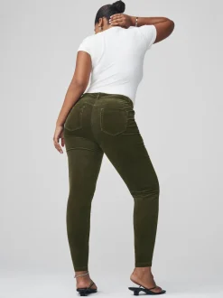 Kakigroen - Cord Skinny Hourglass Trousers