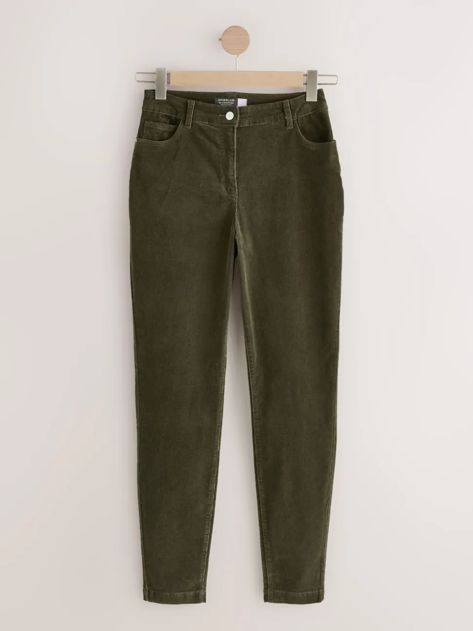 Kakigroen - Cord Skinny Hourglass Trousers