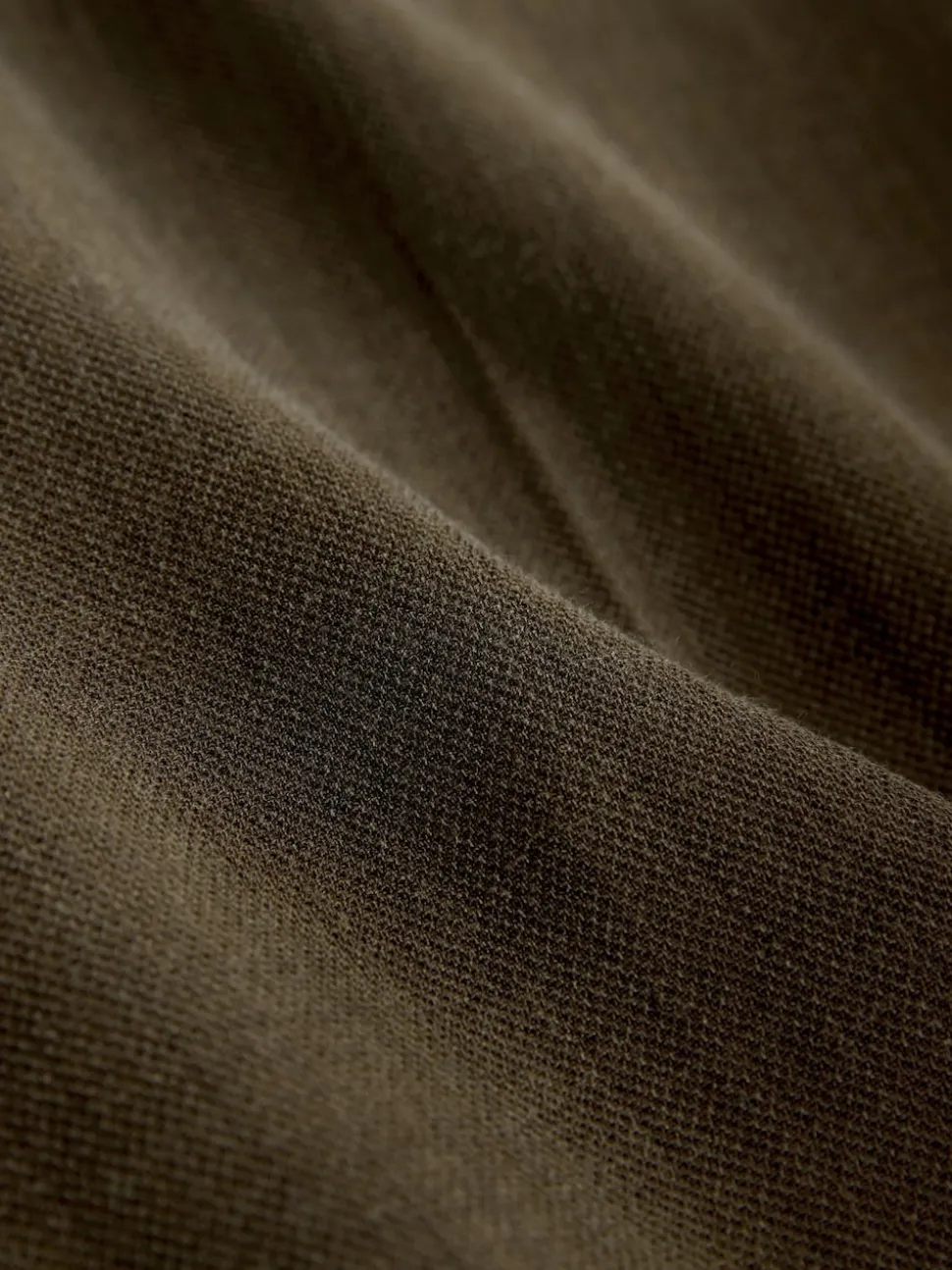 Kakigroen - Crosshatch Elastic Waist Wide Leg Trousers