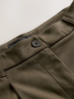 Kakigroen - Faux Suede Longline Shorts