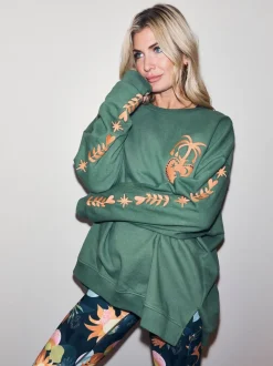 Kakigroen - Never Fully Dressed Embroidered Sweatshirt