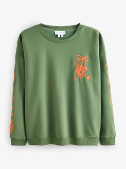 Kakigroen - Never Fully Dressed Embroidered Sweatshirt