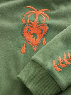 Kakigroen - Never Fully Dressed Embroidered Sweatshirt