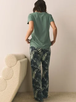 Kakigroen - Pyjama met korte mouwen