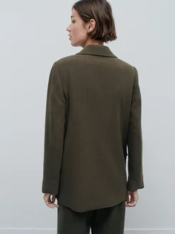 Kakigroen - Relaxed Crosshatch Blazer