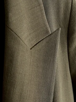 Kakigroen - Relaxed Crosshatch Blazer