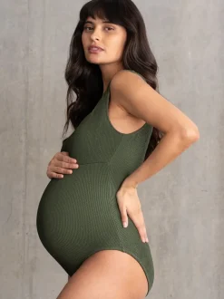 Kakigroen - Seraphine Textured Maternity Swimsuit