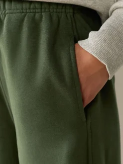 Kakigroen - Superzachte Peached Essentials Cocoon joggingbroeken met barrel pijpen