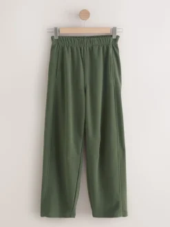 Kakigroen - Superzachte Peached Essentials Cocoon joggingbroeken met barrel pijpen