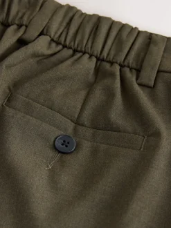 Kakigroen - Tailored Bootcut Trousers With Wool