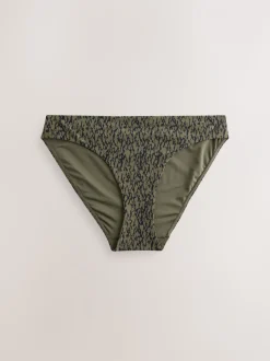 Kakigroen/zwart - Bikinibroekjes