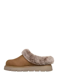 Kastanjebruin - Skechers Keepsakes Lite Cozy Mix Pantoffels