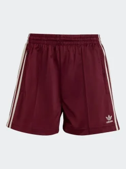 Kastanjebruinrood - Adidas Original Firebird shorts