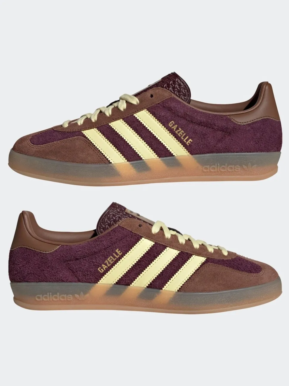 Kastanjebruin-rood - adidas Originals - Gazelle sneakers voor binnen