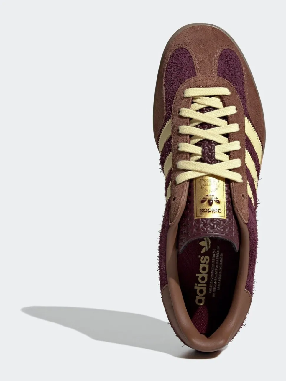 Kastanjebruin-rood - adidas Originals - Gazelle sneakers voor binnen