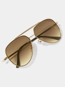 Katie Loxton Bali Gold Metal Sunglasses