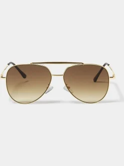 Katie Loxton Bali Gold Metal Sunglasses