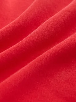 Kersrood - Active Longline Overhead Hoodie met superzacht naaddetail en zakken