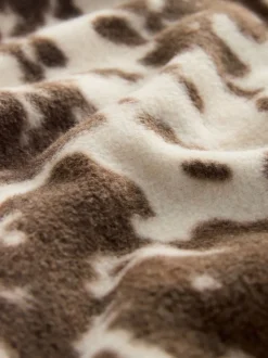 Koeienprint - Polar Fleece Shacket