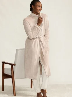 Lands' End Velour Super Soft Dressing Gown