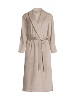 Lands' End Velour Super Soft Dressing Gown