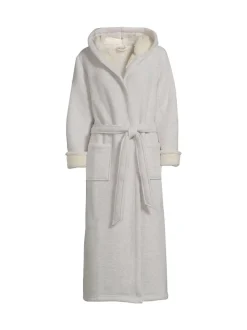 Lands' End Waffle Borg Cosy Dressing Gown