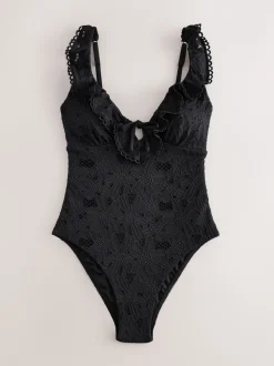 Laura Ashley buikcorrigerend Broderie Zwempak