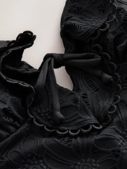 Laura Ashley buikcorrigerend Broderie Zwempak