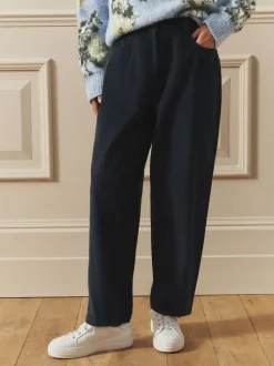 Laura Ashley Cord Casual Slight Barrel Trousers