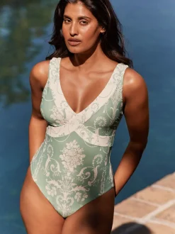Laura Ashley Josette Zwempak met buikcorrectie