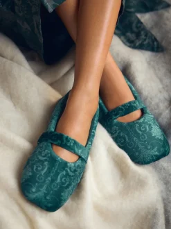 Laura Ashley Mary Jane Slippers
