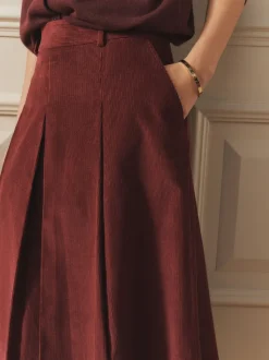 Laura Ashley Maxi Cord Skirt