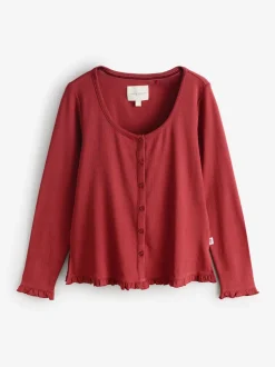 Laura Ashley Pointelle jersey pyjama's met lange mouwen