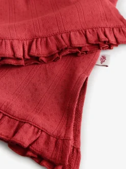 Laura Ashley Pointelle jersey pyjama's met lange mouwen