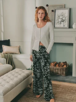 Laura Ashley Pointelle Long Sleeve Pyjamas