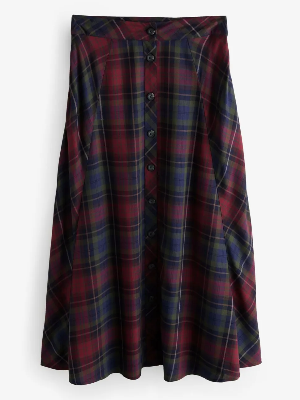 Laura Ashley Viscose Check Co-ord Maxi Skirt