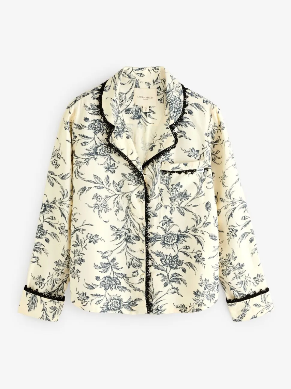 Laura Ashley viscose pyjama met knopen