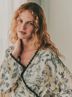 Laura Ashley Viscose Robe