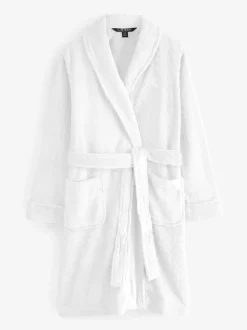 Lauren Ralph Lauren Chenille So Soft L/S Shawl Collar Short Robe