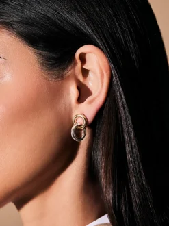 Lauren Ralph Lauren Circle Link Drop Earrings
