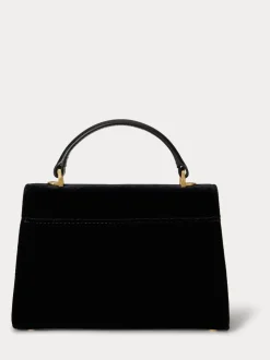 Lauren Ralph Lauren Farrah Velvet Small Satchel