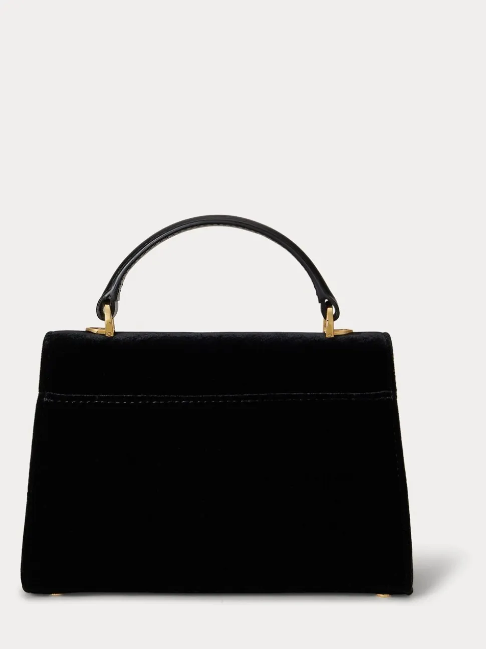 Lauren Ralph Lauren Farrah Velvet Small Satchel