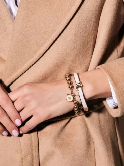 Lauren Ralph Lauren Gold Tone Colour Hinge Bangle Bracelet