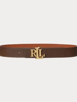Lauren Ralph Lauren Leather Wide Reversible Belt